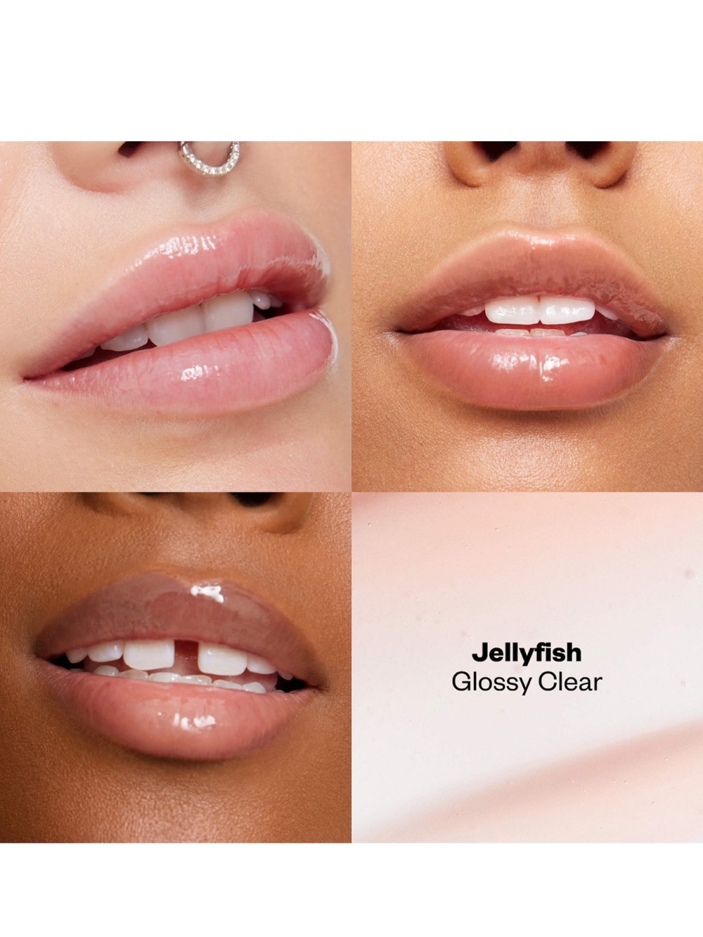 Kosas Wet Lip Oil Plumping Peptide Lip Gloss (Jellyfish: Clear)